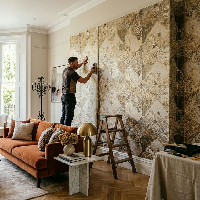 Imported wallpaper & PVC wall panels — Krishna Glass House